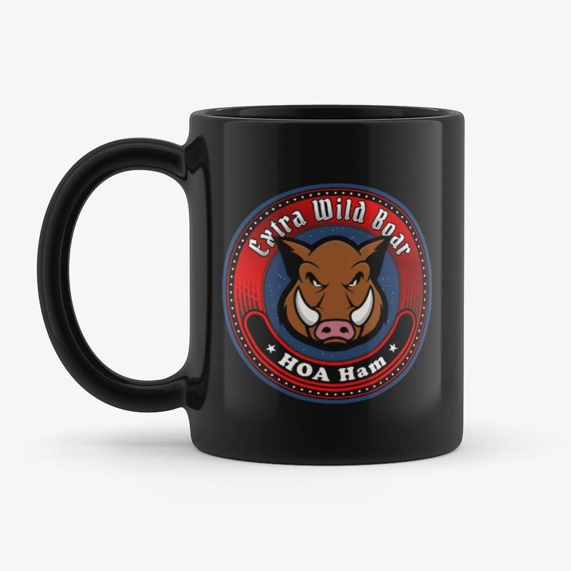 HOA Ham Extra Wild Boar Black Hot Mug