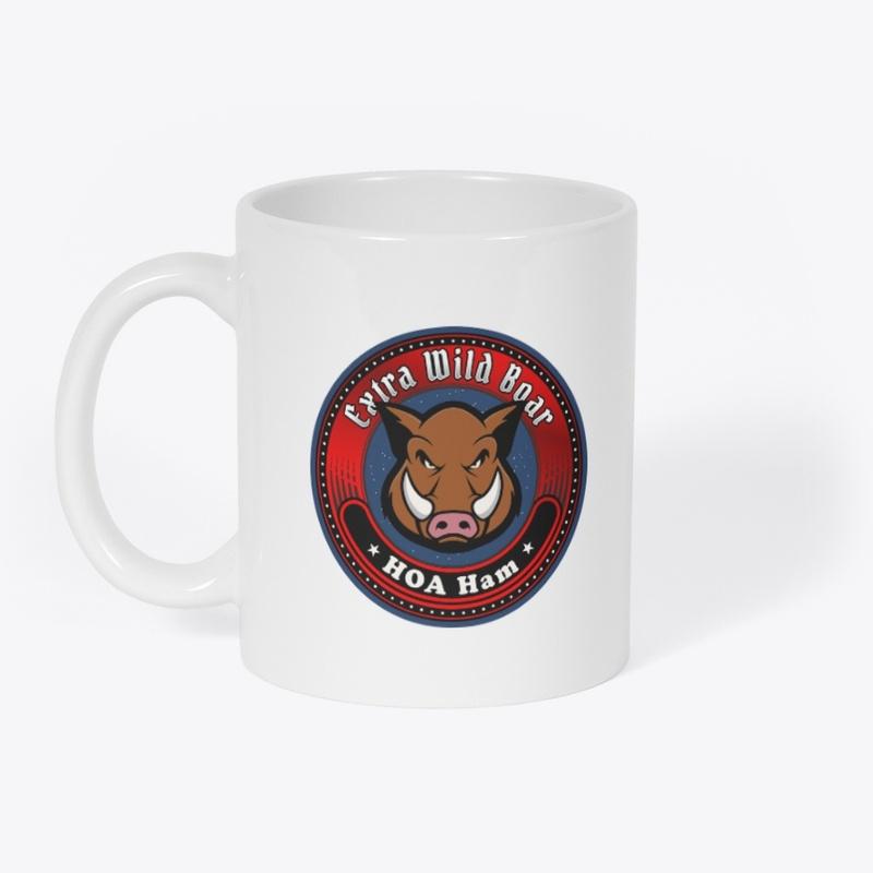 HOA Ham Extra Wild Boar White Hot Mug